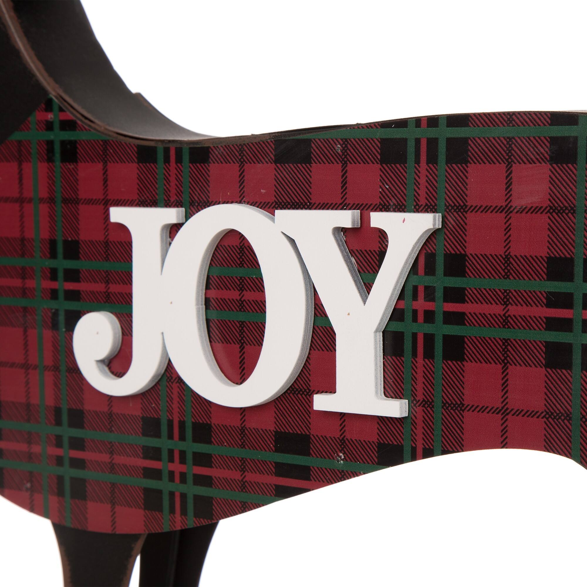 Glitzhome® 22" Wood & Metal Dachshund Welcome Porch Sign